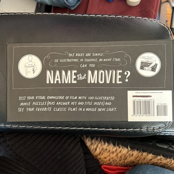 HARDCOVER Name That Movie: 100 Illustrated Movie Puzzles by Paul Rogers - Picture 2 of 2